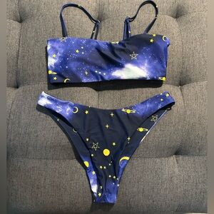 Zaful Galaxy Bikini Set
